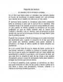 Reporte de lectura El caballero de la armadura oxidada