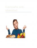 Campaña anti-obesidad “Porque es importante formar personas saludables “