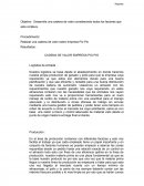 CADENA DE VALOR EMPRESA PIO PIO