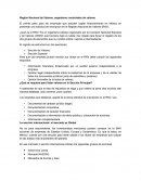 Región Nacional de Valores, organismo controlador de valores