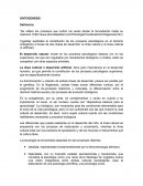 Ontogenesis. Se refiere los procesos que sufren los seres desde la fecundación hasta su madurez