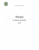 Ensayo La Falla de San Andrés