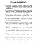 DEFINICIONES DE PSICOLOGÍA CIENTÍFICA