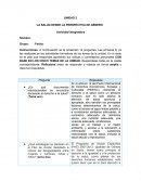 LA SALUD DESDE LA PERSPECTIVA DE GÉNERO.