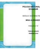 Realice un ENSAYO de los Principios que la Institución Policial exige, mínimo cuatro hojas.