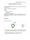 Informa variales culitativas