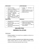 ANALISIS FODA EMPRESA PALLETSUR
