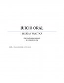 Audiencia intermedia RESEÑA Y CONCLUSIÓN SOBRE JUICIOS ORALES