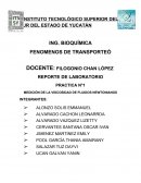 PRACTICA N°1 MEDICIÓN DE LA VISCOSIDAD DE FLUIDOS NEWTONIANOS