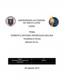 Teorias eticas. TELEOLOGICAS