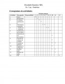 Cronogramas de actividades
