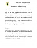 LAS ESTRATEGIAS DIDÁCTICAS.