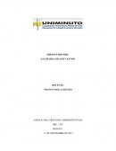 ASIGNATURA: PROCESOS ADMINISTRATIVOS