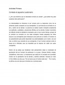 Actividad Primera Conteste el siguiente cuestionario ¿Por qué decimos que la naturaleza humana es social?