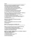 EJERCICIO CATEGORÍAS GRAMATICALES