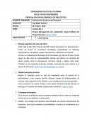 Gestión del proyecto y liderazgo