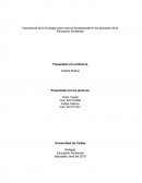 Importancia de la Ecología como ciencia fundamental en los procesos de la Educación Ambiental