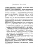 La constitucion Politica de Colombia.