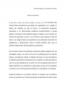 Politicas econòmicas del autor Luis Pazos