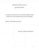 MATEMATICAS POR MEDIO DEL JUEGO