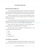 ESTUDIO DE MERCADO DEFINICIÓN DEL PRODUCTO