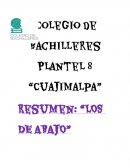 Resumen: “LOS DE ABAJO”