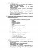 Adaptacion del niño en su vida escolar