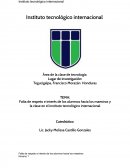 Falta de respeto e interés de los alumnos hacia los maestros y la clase en el instituto tecnológico internacional