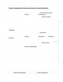 Cuadro Comparativo de turismo convencional y turismo alternativo