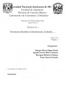 Práctica No. 1 Movimiento Rectilíneo Uniformemente Acelerado