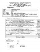 Programación de prácticas de química.