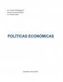 POLÍTICAS ECONÓMICAS GUATEMALA