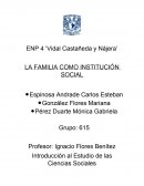 Las Familias como instituto social