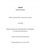 Ensayo de acuerdo a la Criminología Obra “Los miserables”