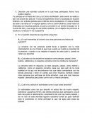 Cuestionario sobre la agresión.