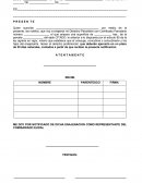 NOTIFICACION DE DERECHO AL TANTO