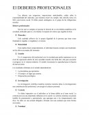 CUALES SON LOS DEBERES PROFECIONALES