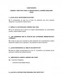 CUESTIONARIO UNIDAD 9: INSTITUTO PARA LA PROTECCION AL AHORRO BANCARIO (IPAB)