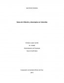 Datos de inflación y desempleo en Colombia