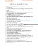 CUESTIONARIO DE ARQUITECTURA DEL PC