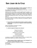 San Juan de la Cruz ¿En qué /quién está inspirado el Cántico espiritual?