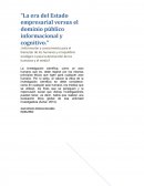 Información y conocimiento para el bienestar de los humanos y el equilibrio ecológico o para la destrucción de los humanos y el medio ambiente