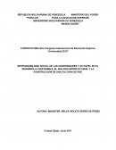 RESPONSABILIDAD SOCIAL DE LAS UNIVERSIDADES Y SU PAPEL EN EL DESARROLLO SOSTENIBLE, EL DIALOGO INTERCULTURAL Y LA CONSTRUCCION DE UNA CULTURA DE PAZ