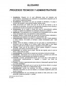 Glosario procesos tecnicos educativos
