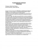 Fundamentación Individual. Efemérides.