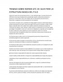 TRABAJO SOBRE NORMA GTC 34: GUIA PARA LA ESTRUCTURA BASICA DEL P.S.O