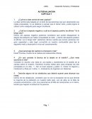 AUTOEVALUACION CAPITULO 1 ¿Cuál es la idea central de este capítulo?