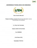 Trabajo de Análisis y resumen Disposiciones Generales" y de los "Comerciantes y sus auxiliares