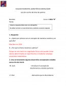 Lección escrita del área de química