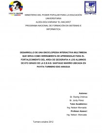 Enciclopedia virtual multimedia. Página 1